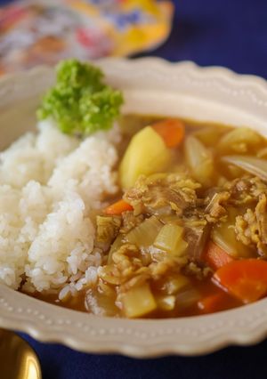松屋牛めしレトルト!猛ダッシュカレー-レシピのメイン写真