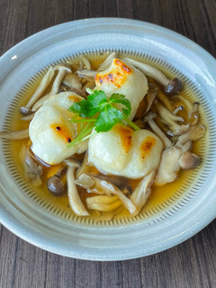 うまみたっぷり!焼き餅のきのこあんかけ-レシピのメイン写真