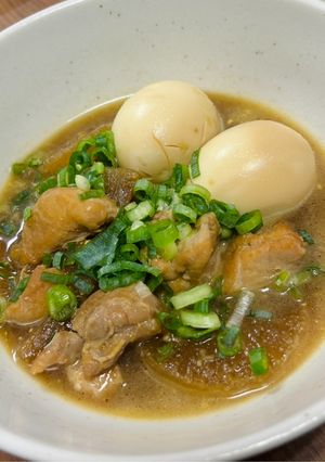 大根と鶏もも肉の煮付け-レシピのメイン写真