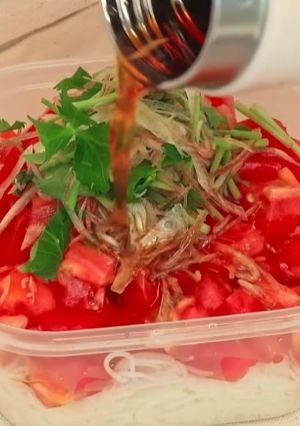 すだちの香りとたっぷりトマトのそうめん-レシピのメイン写真