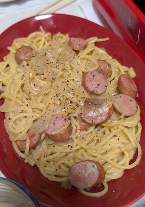 簡単ワンパンで！コンソメマヨパスタ-レシピのメイン写真