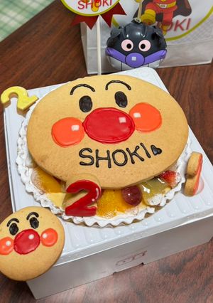 アンパンマンケーキ-レシピのメイン写真