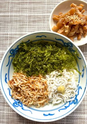 しらすとバラ海苔の3色丼-レシピのメイン写真