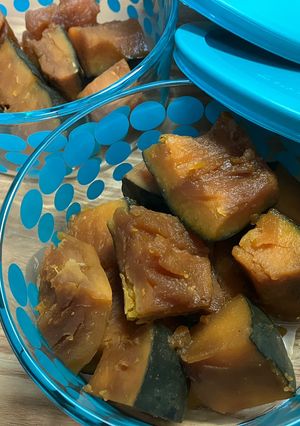 【冷凍かぼちゃの煮物】ホットクック調理-レシピのメイン写真