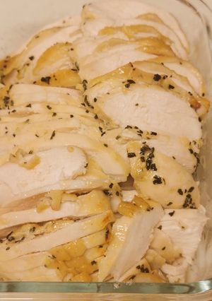 しっとり！簡単！鶏むね肉のローストチキン-レシピのメイン写真