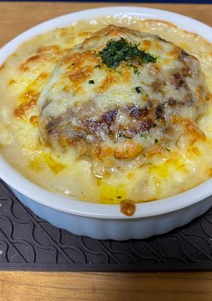カレーハンバーググラタン-レシピのメイン写真