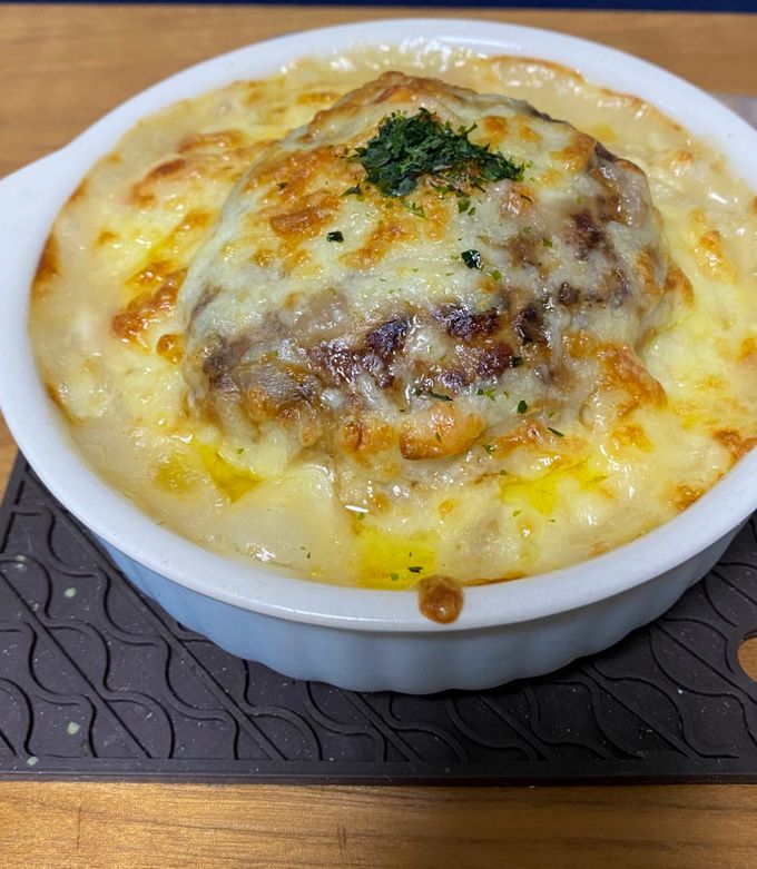 カレーハンバーググラタン by リンゴ 【クックパッド】 簡単おいしい