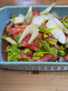 セロリとトマトのかんたん酢サラダ-レシピのメイン写真