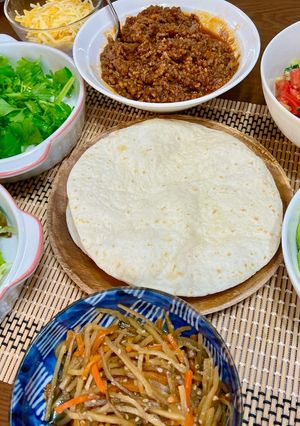 『和のおかず』deトルティーヤタコス✨-レシピのメイン写真