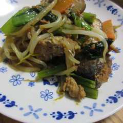 รูปของ 野菜とみそ味のさば缶