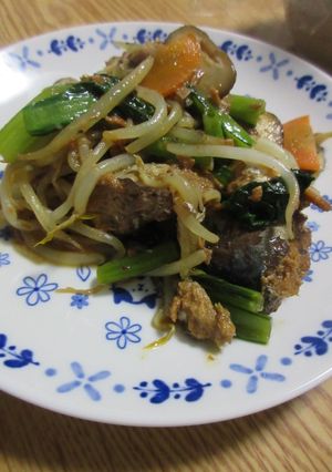 野菜とみそ味のさば缶-レシピのメイン写真