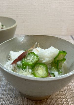 長芋とオクラの白だし漬け！-レシピのメイン写真
