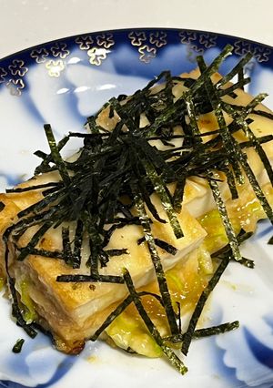 厚揚げのネギ味噌チーズ焼き-レシピのメイン写真