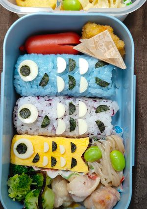こいのぼり弁当☆こどもの日キャラ弁-レシピのメイン写真