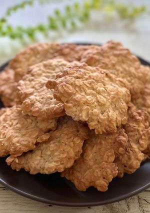 混ぜて焼くだけ　オートミール米粉クッキー-レシピのメイン写真