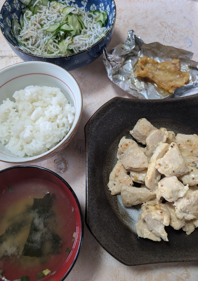 簡単★鶏むね肉のマヨマスタード炒め-レシピのメイン写真