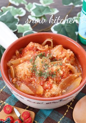 ふわふわ鶏団子のトマト煮☆-レシピのメイン写真