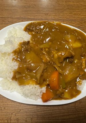 バーモンドカレーで作るカレーライス！-レシピのメイン写真
