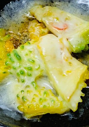 完熟ゴーヤのチーズ焼き-レシピのメイン写真
