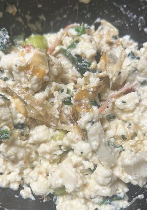 簡単味噌マヨヘルシー豆腐和え-レシピのメイン写真