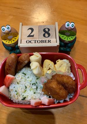 高二長女　お弁当(おむすび26)-レシピのメイン写真