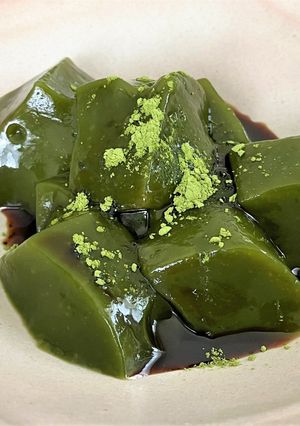 抹茶くずもち風-レシピのメイン写真