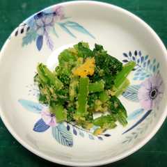 รูปของ 菜花の生からすみ和え