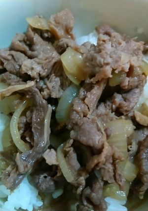 牛丼-レシピのメイン写真