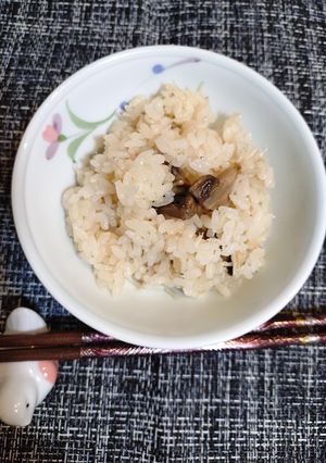 しらすとマッシュルームの炊き込みご飯-レシピのメイン写真