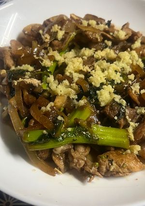 豚と菜の花の生姜焼き-レシピのメイン写真