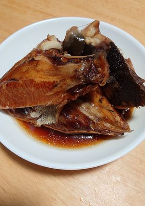 圧力鍋使用☆骨まで食べるぶりのアラ煮-レシピのメイン写真