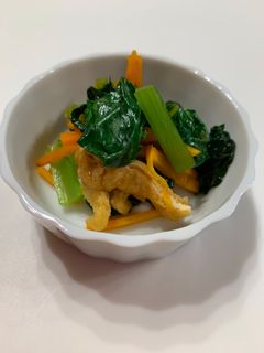 小松菜とにんじんの田舎炒め-レシピのメイン写真