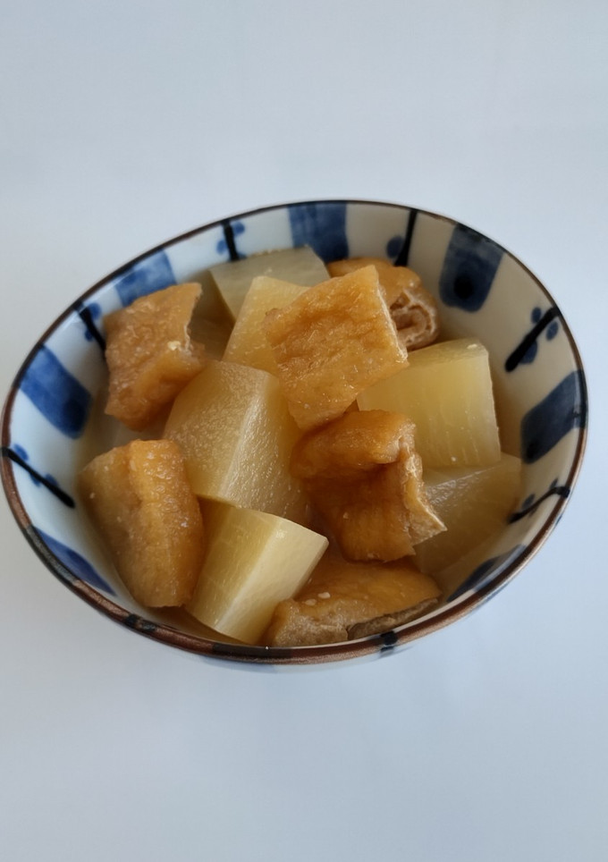 きつね大根☆揚げと大根の味噌味の煮物-レシピのメイン写真