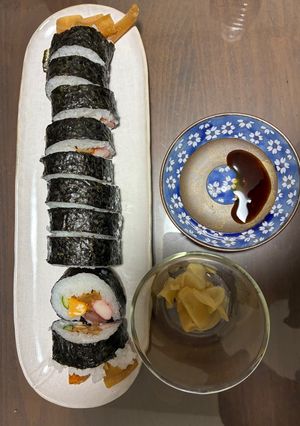 簡単なお惣菜の海苔巻き-レシピのメイン写真