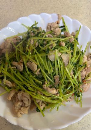 豆苗炒め-レシピのメイン写真