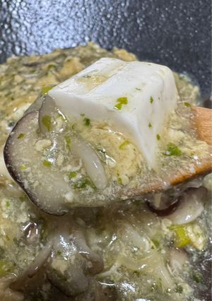 きのことあおさの和風豆腐焼き-レシピのメイン写真