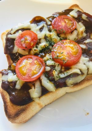 のこりのカレーで●チーズカレートースト-レシピのメイン写真