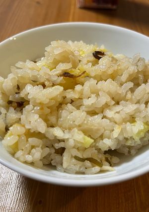 さつまいもと舞茸の炊き込みご飯-レシピのメイン写真