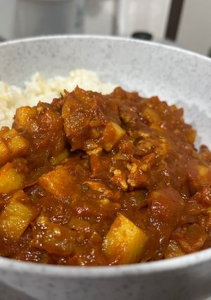 トマト缶で簡単！辛くないドライカレー-レシピのメイン写真