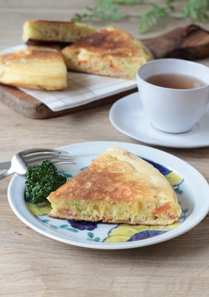 【ポリ袋で簡単】余り野菜の救済ケークサレ-レシピのメイン写真