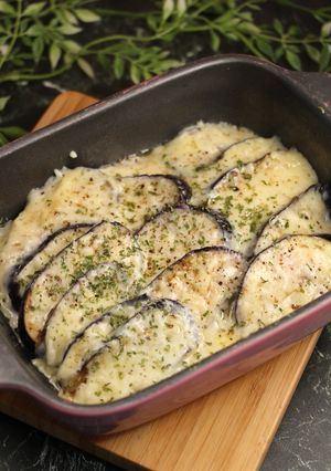 レンジで簡単！茄子チーズ-レシピのメイン写真