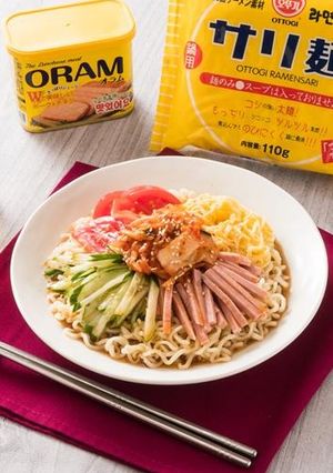 サリ麺で韓国冷やし中華風-レシピのメイン写真