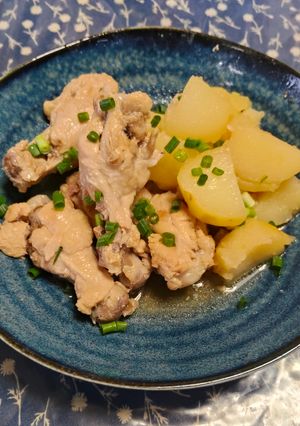 簡単☀手羽元とじゃがいものさっぱり煮-レシピのメイン写真
