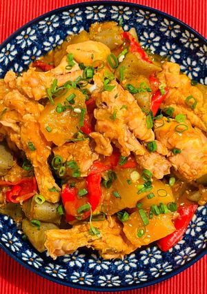 大根と鶏肉の韓国みそ煮-レシピのメイン写真