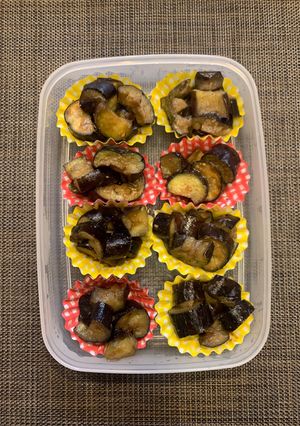 【弁当/冷凍】なすの甘辛みそ炒め-レシピのメイン写真