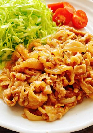 玉ねぎたっぷり♡豚肉のしょうが焼き-レシピのメイン写真