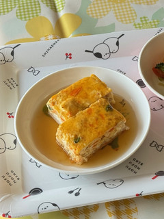 豆腐と野菜の卵焼き/保育園・こども園給食-レシピのメイン写真