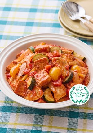 めかじきと厚揚げのトマト煮-レシピのメイン写真