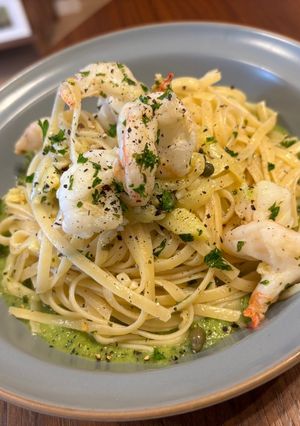 エビとズッキーニのリングイネ-レシピのメイン写真