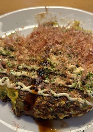 【糖質5.8g】粉抜きモッチリお好み焼き-レシピのメイン写真